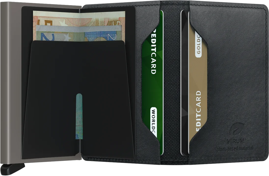 Slimwallet MIRUM Plant-Based Black