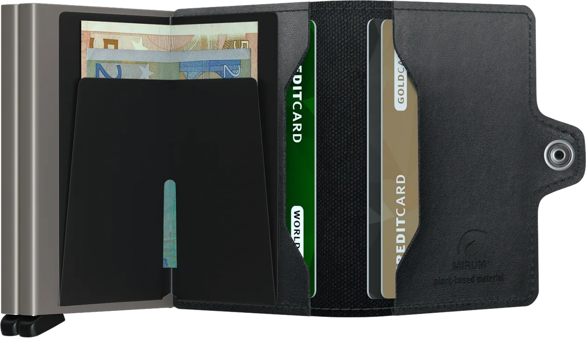 Twinwallet MIRUM Plant-Based Black