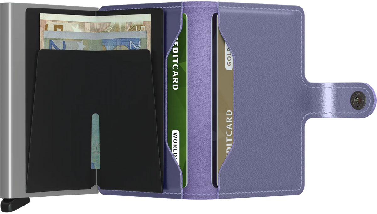 Miniwallet Metallic Lila