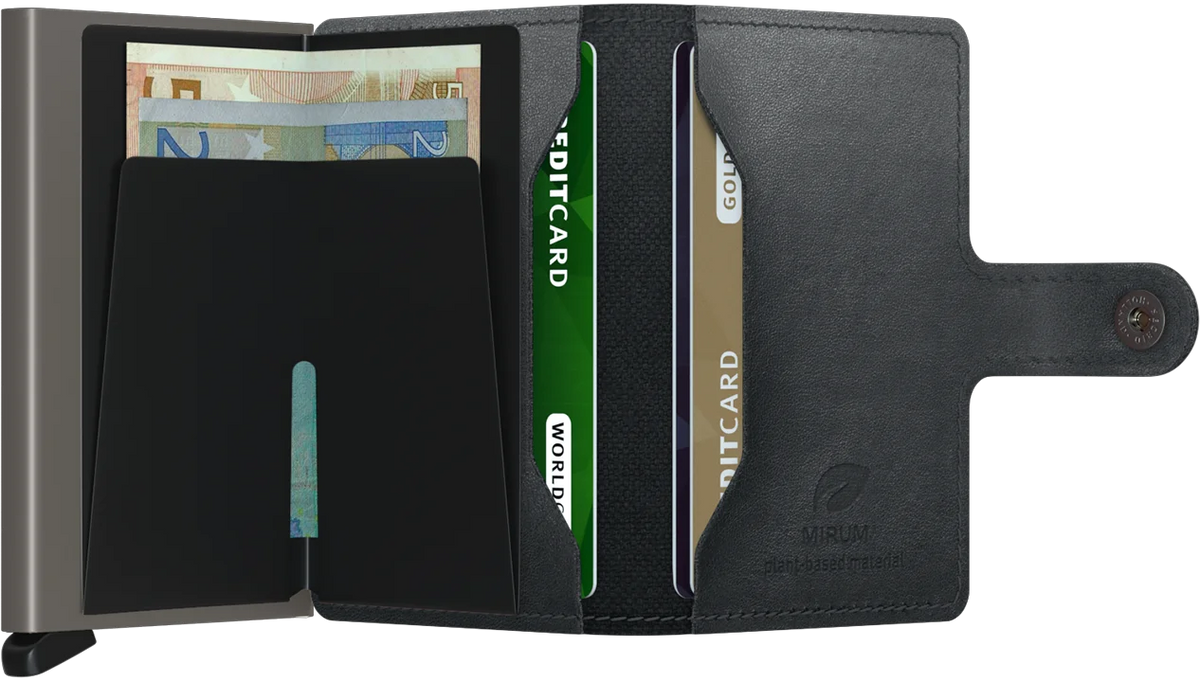 Miniwallet MIRUM Plant-Based Black