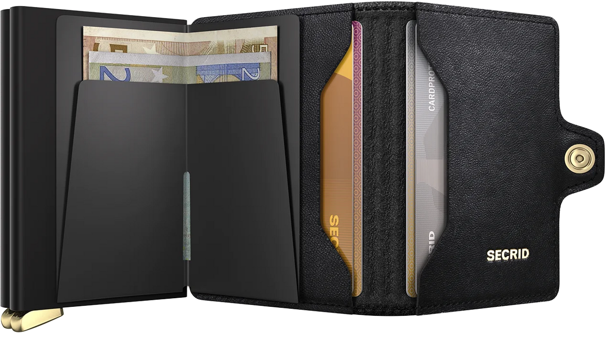 Premium Twinwallet Emboss Diamond Black +