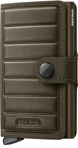 Premium Miniwallet Embossed Lines Cedar +