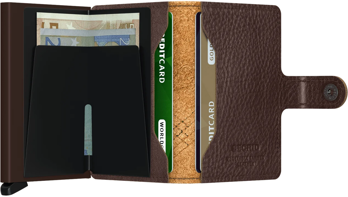 Miniwallet Stitch Linea Espresso