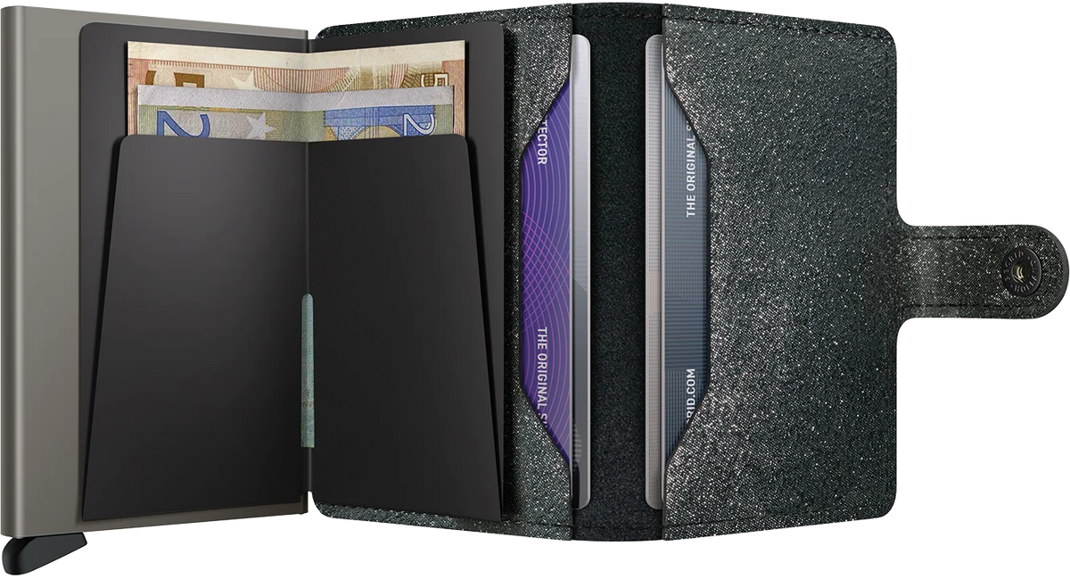 Miniwallet Stars Black