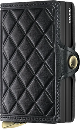 Premium Twinwallet Emboss Diamond Black +
